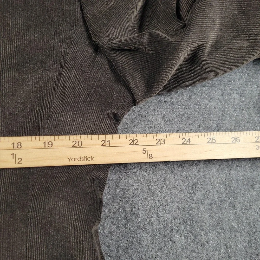 Chaps Blazer Mens 42R Gray Corduroy Slim Fit Sport Coat Two Button Double‎ Vent